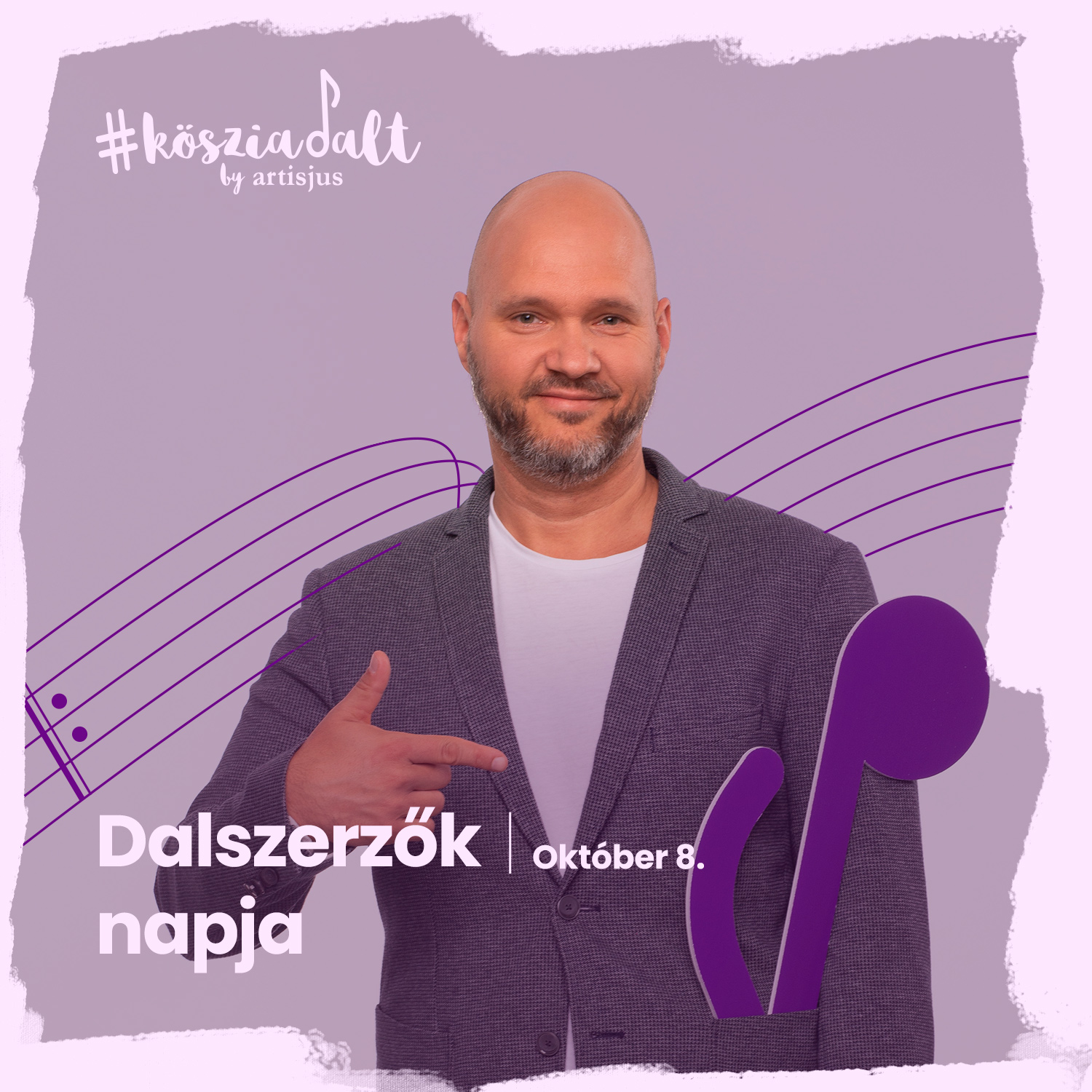 Szentpáli Roland - Dalszerzők Napja 2021 - nagykövet