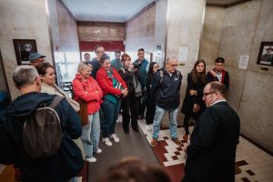 Participants of the Artisjus press walk celebrating the Year of Hungarian Songwriting
